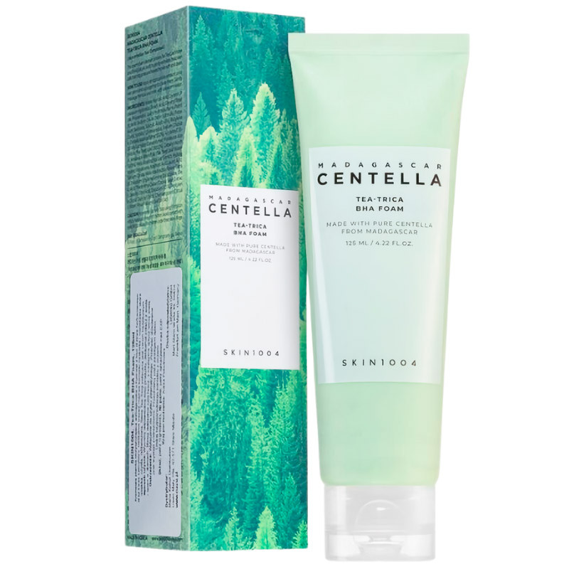 Антибактеріальна пінка для вмивання SKIN1004 Madagascar Centella Tea-Trica BHA Foam