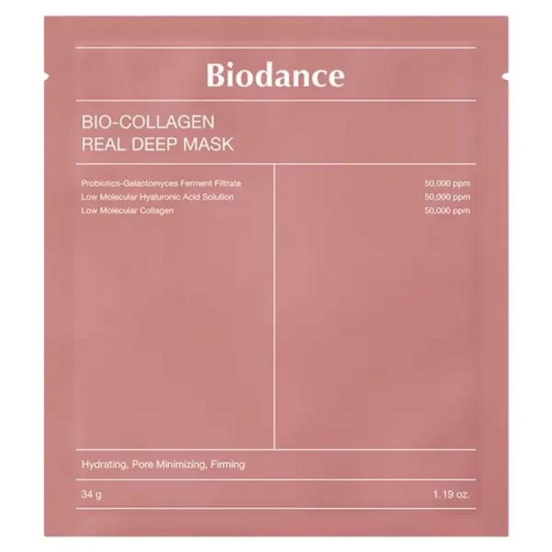 Гідрогелева колагенова маска Biodance Bio Collagen Real Deep Mask для глибокого зволоження 34 г