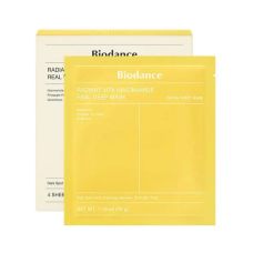 Гідрогелева маска з вітаміном C і ніацинамідом Biodance Radiant Vita Niacinamide Real Deep Mask 34g 1 шт.
